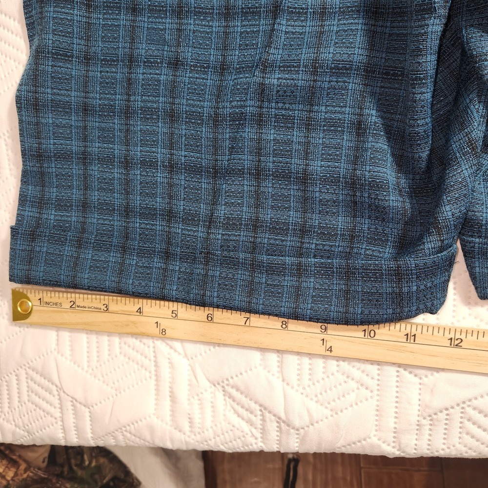 Vintage 80s Wear The Right Thing Men Shorts By Henri Valdise Blue zip Pleated M - Picture 10 of 13